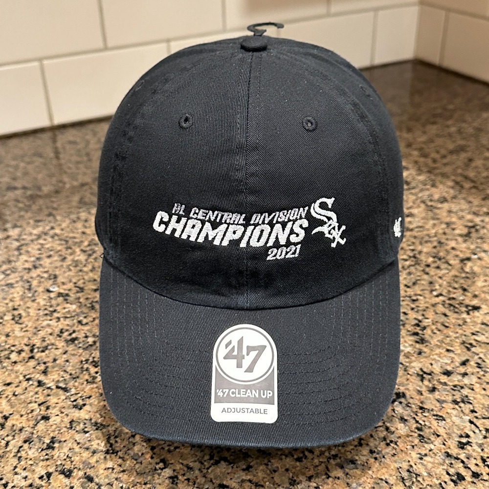 Chicago White Sox '47 Clean Up Baseball Cap Adjustable Black 2021 AL New
